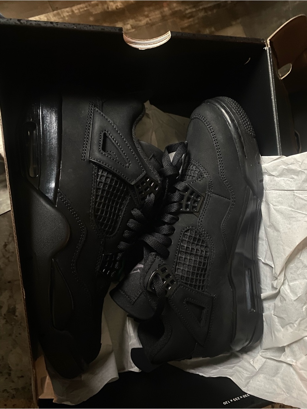 Nike Men's All-Black Retro Basketball Sneakers